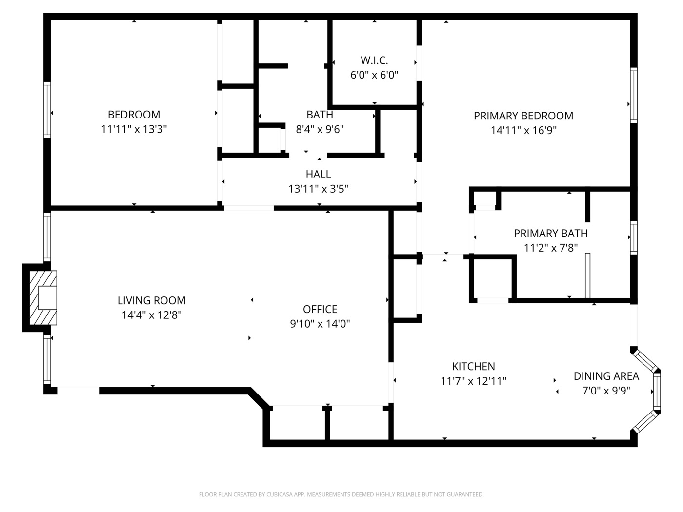Floor plan, 8415 Fredericksburg Rd #907, San Antonio